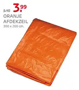 Praxis Oranje Afdekzeil aanbieding