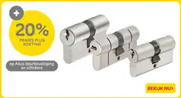 Praxis op Abus deurbeveiliging en cilinders aanbieding