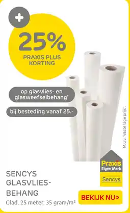 Praxis Sency Glasvlies Behang aanbieding