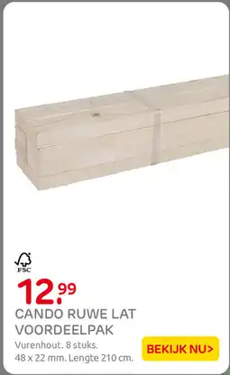 Praxis Cando Ruwe Lat Voordeelpak aanbieding