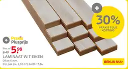 Praxis Laminaat Wit Eiken aanbieding