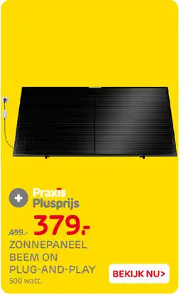 Praxis Zonnepaneel Beem on Plug-and-play aanbieding