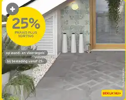 Praxis op wand- en vloertegels aanbieding