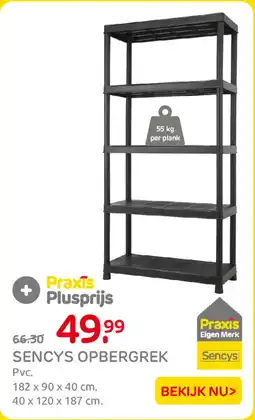 Praxis Sencys Opbergrek aanbieding