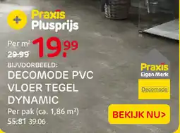 Praxis Decomode pvc vloer tegel dynamic aanbieding