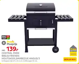 Praxis Central Park BBQ & Friends Houtskoolbarbecue Angus/3 aanbieding
