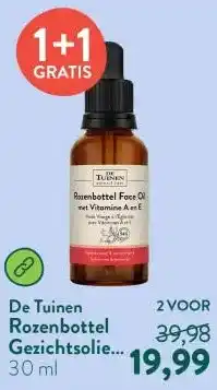 Holland & Barrett Rozenbottel Gezichtsolie Vitamine A & E aanbieding