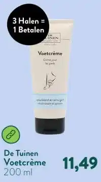 Holland & Barrett Voetcrème aanbieding