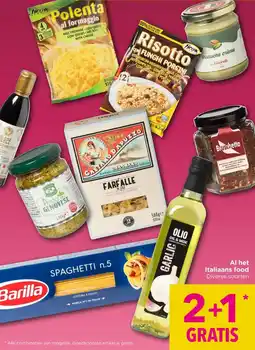 Xenos Al het Italiaans food aanbieding