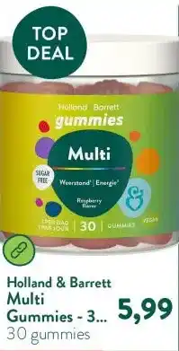 Holland & Barrett Multi Gummies - 30 gummies aanbieding
