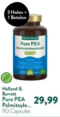 Holland & Barrett Pure PEA Palmitoylethanolamide 400mg aanbieding