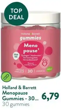 Holland & Barrett Menopauze Gummies - 30 gummies aanbieding