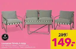 Xenos Loungeset Ronda 4-delig aanbieding