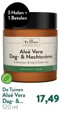 Holland & Barrett Aloë Vera Dag- & Nachtcrème aanbieding