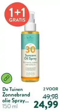 Holland & Barrett Zonnebrandolie Spray SPF30 aanbieding