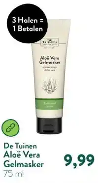 Holland & Barrett Aloë Vera Gelmasker aanbieding