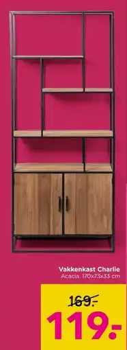 Xenos Vakkenkast Charlie aanbieding