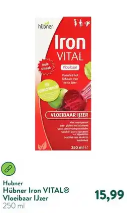Holland & Barrett Hübner Iron VITAL® Vloeibaar IJzer aanbieding