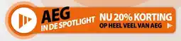 Expert OP HEEL VEEL VAN AEG aanbieding