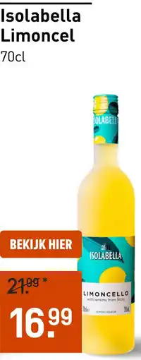 Gall & Gall Isolabella Limoncello 70CL aanbieding