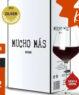 Gall & Gall Mucho Más Tinto Bag in Box 300CL aanbieding