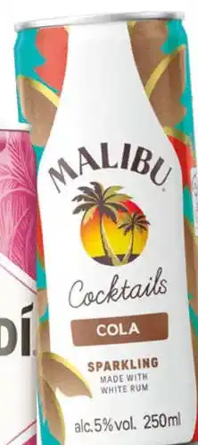 Gall & Gall Malibu Cola 25cl aanbieding