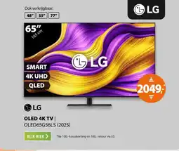 Expert LG OLED EVO 4K 65G56LS (2025) aanbieding