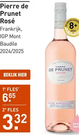 Gall & Gall Pierre de Prunet Rosé 75CL aanbieding