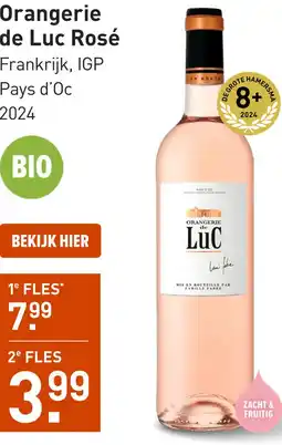 Gall & Gall Orangerie de Luc Rosé 75CL aanbieding