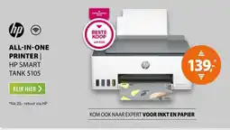 Expert HP Smart Tank 5105 Zilver aanbieding