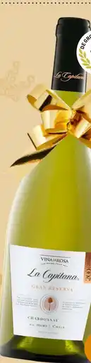 Gall & Gall La Capitana Barrel Reserve Chardonnay 75CL aanbieding