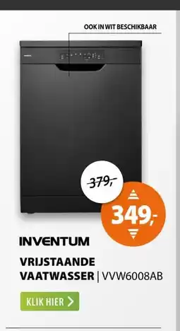 Expert Inventum VVW6008AB Zwart aanbieding