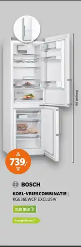 Expert Bosch KGE36EWCP EXCLUSIV Wit aanbieding