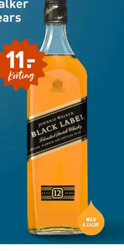 Gall & Gall Johnnie Walker Black 12 Years 100CL aanbieding
