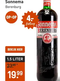 Gall & Gall Sonnema Berenburg 150CL aanbieding