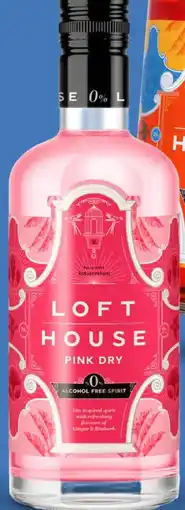 Gall & Gall Loft House Pink Gin Alcoholvrij 70CL aanbieding