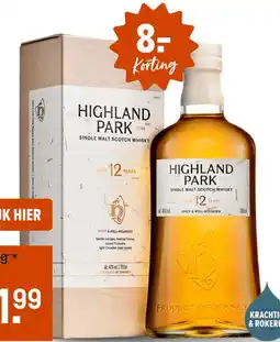 Gall & Gall Highland Park 12 Years 70CL aanbieding