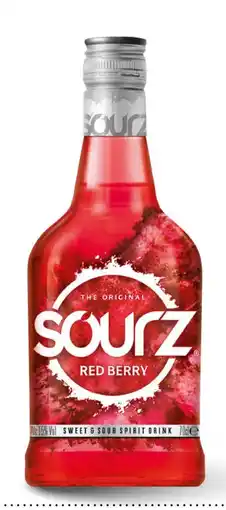 Gall & Gall Sourz Red Berry 70CL aanbieding