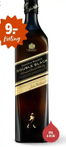 Gall & Gall Johnnie Walker Double Black 70CL aanbieding