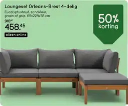 Leen Bakker Loungeset Orleans-Brest 4-delig aanbieding