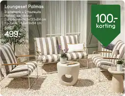 Leen Bakker Loungeset Palmas aanbieding