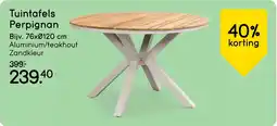 Leen Bakker Tuintafels Perpignan aanbieding