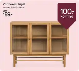 Leen Bakker Vitrinekast Nigel aanbieding