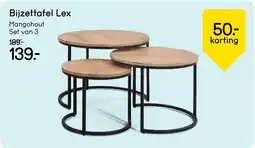 Leen Bakker Bijzettafel Lex aanbieding