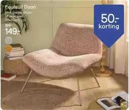 Leen Bakker Fauteuil Daan aanbieding