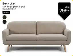 Leen Bakker Bank Lilly aanbieding