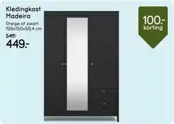 Leen Bakker Kledingkast Madeira aanbieding