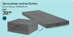 Leen Bakker Opvouwbaar matras Rumba aanbieding