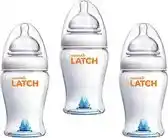 Bol.com Munchkin Babyfles - 3-pack Latch bottle - baby fles 240ml - Anti-Colic babyflesje aanbieding