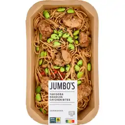 Jumbo Jumbo's Verse Maaltijd Yakisoba Noodles Chicken Bites 450 g aanbieding